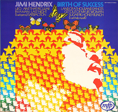 JIMI HENDRIX - The Birth of Success Recorded Live album front cover vinyl record